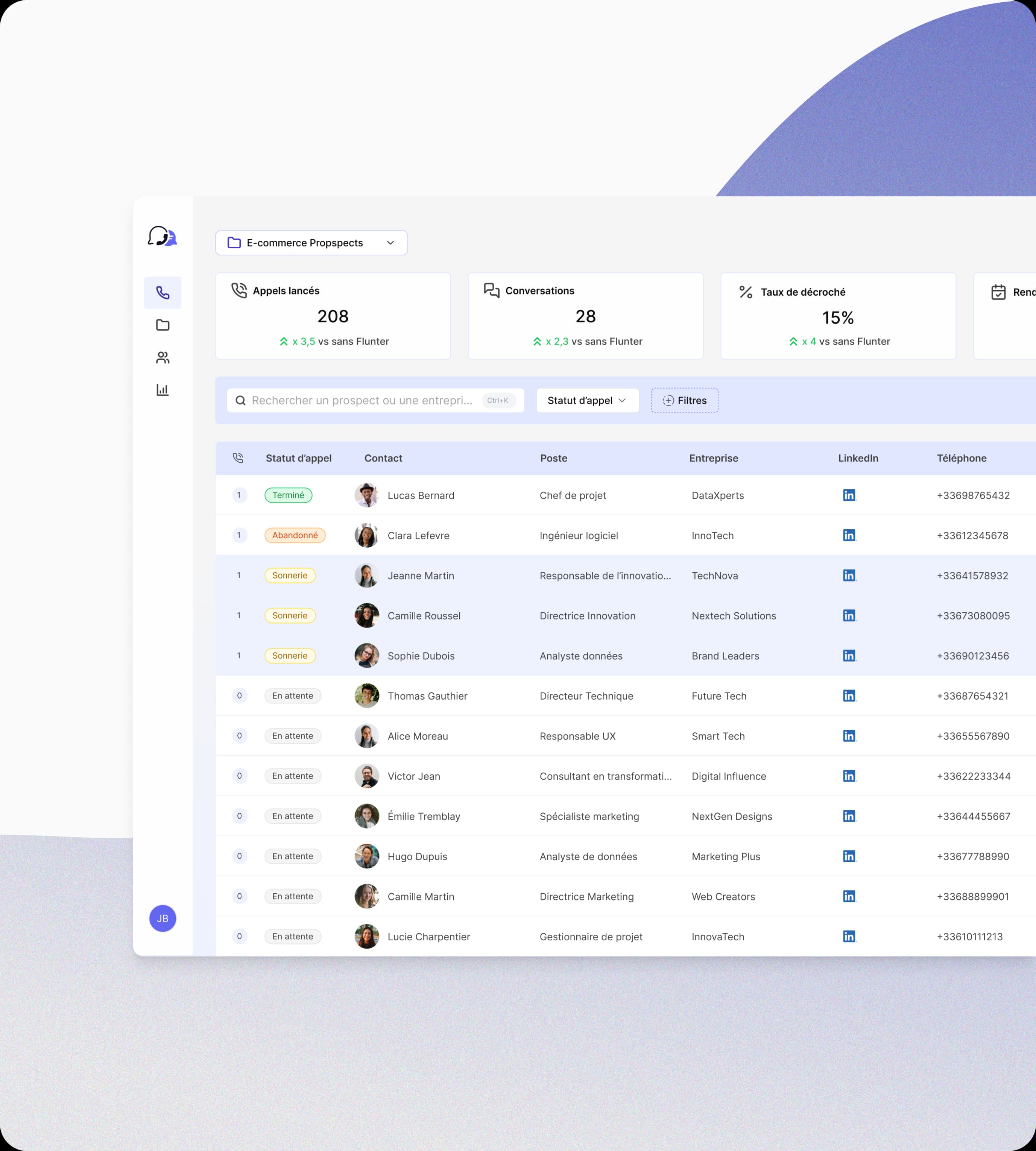 Flunter-application-preview